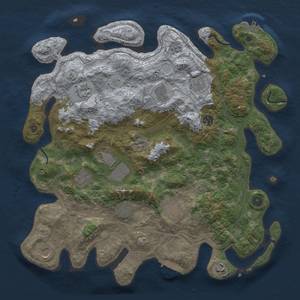 Thumbnail Rust Map: Procedural Map, Size: 4250, Seed: 456308580, 18 Monuments