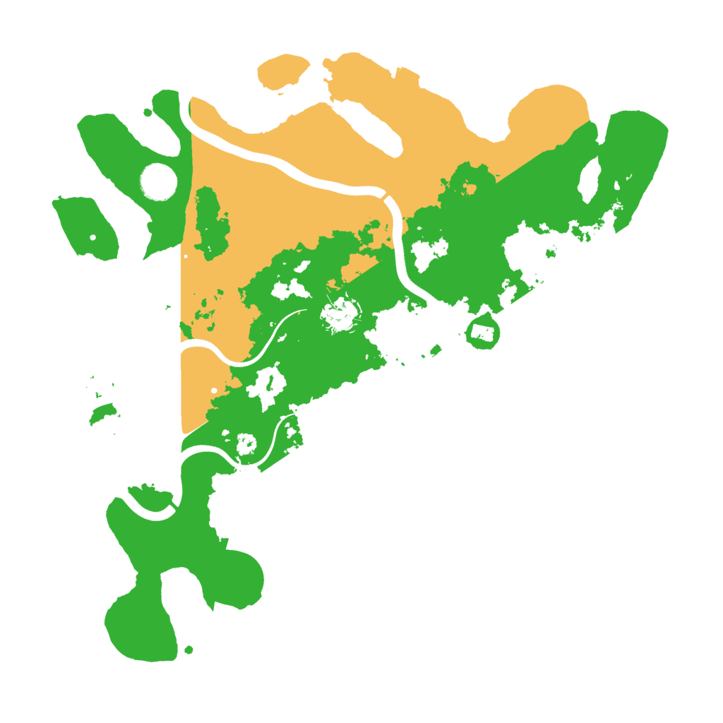 Biome Rust Map: Procedural Map, Size: 3500, Seed: 676185159