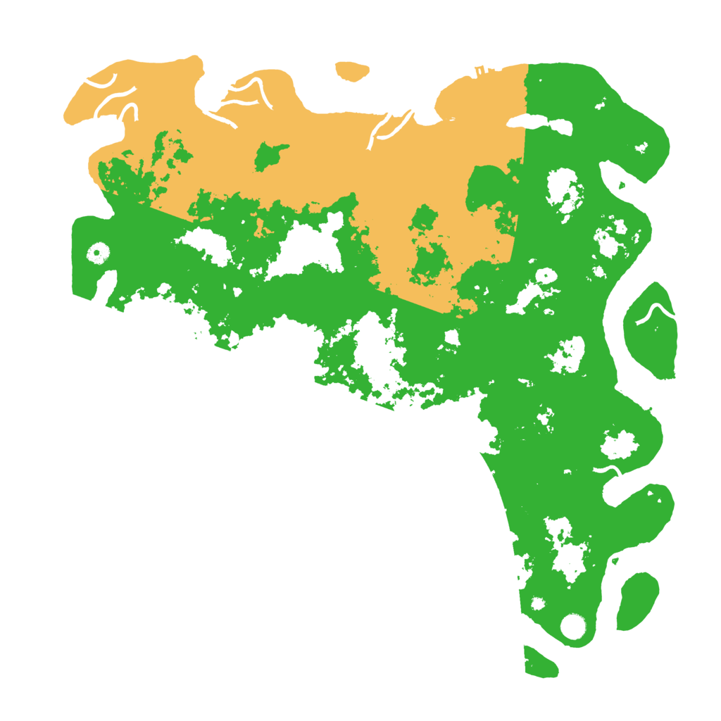Biome Rust Map: Procedural Map, Size: 5000, Seed: 48709559