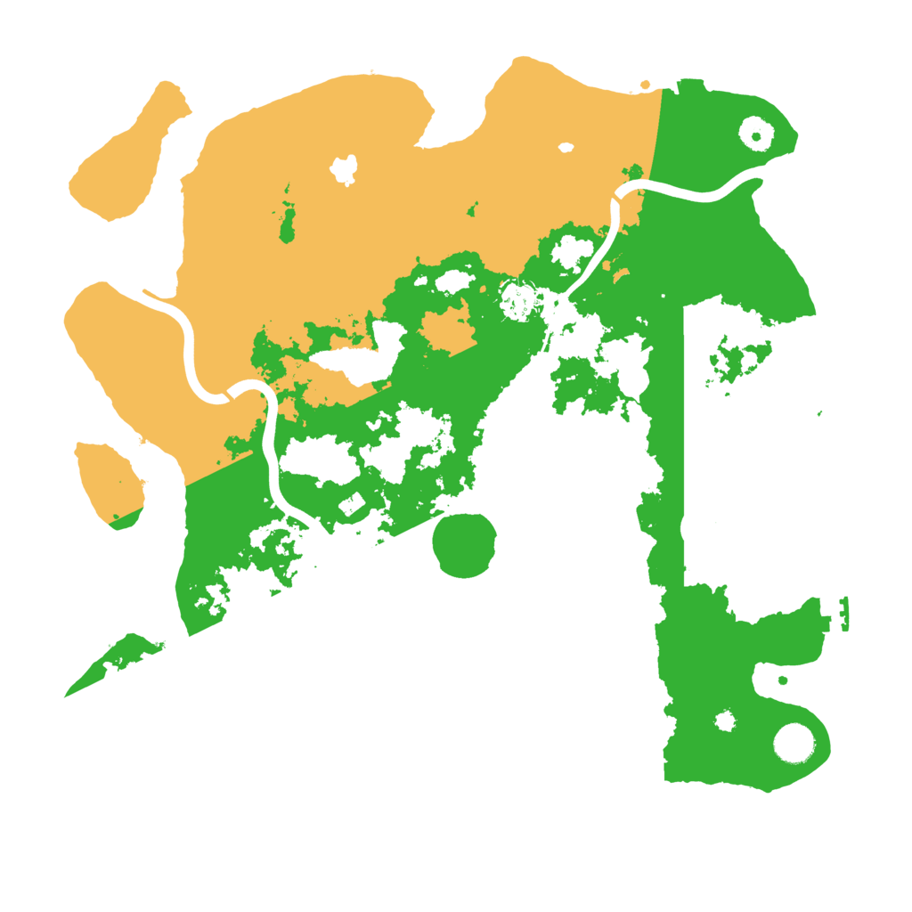 Biome Rust Map: Procedural Map, Size: 4000, Seed: 1292612418