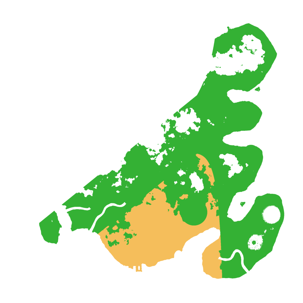 Biome Rust Map: Procedural Map, Size: 3000, Seed: 8271