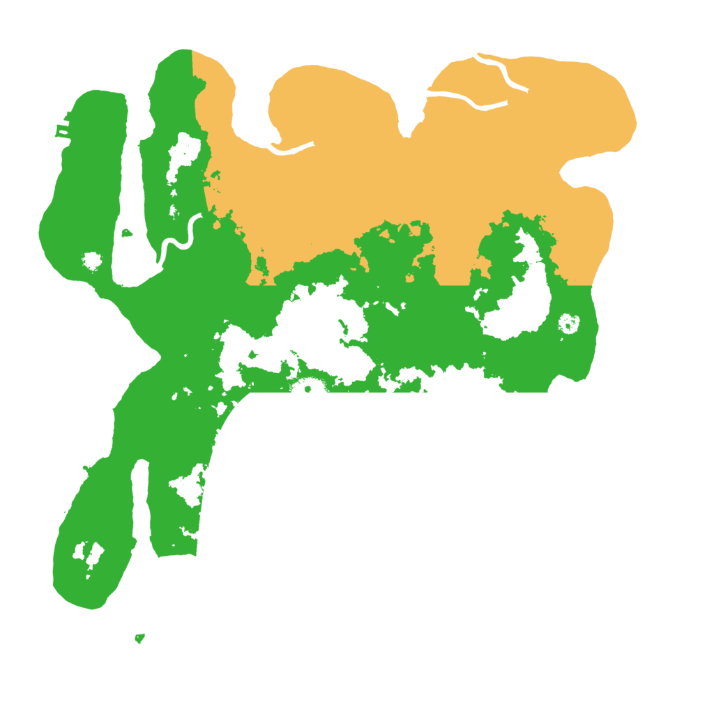 Biome Rust Map: Procedural Map, Size: 3500, Seed: 61928152