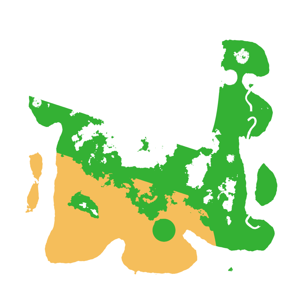 Biome Rust Map: Procedural Map, Size: 3500, Seed: 1141672958