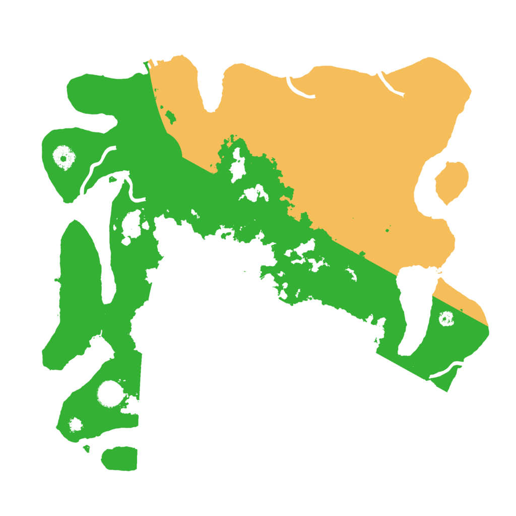 Biome Rust Map: Procedural Map, Size: 3500, Seed: 1314781737