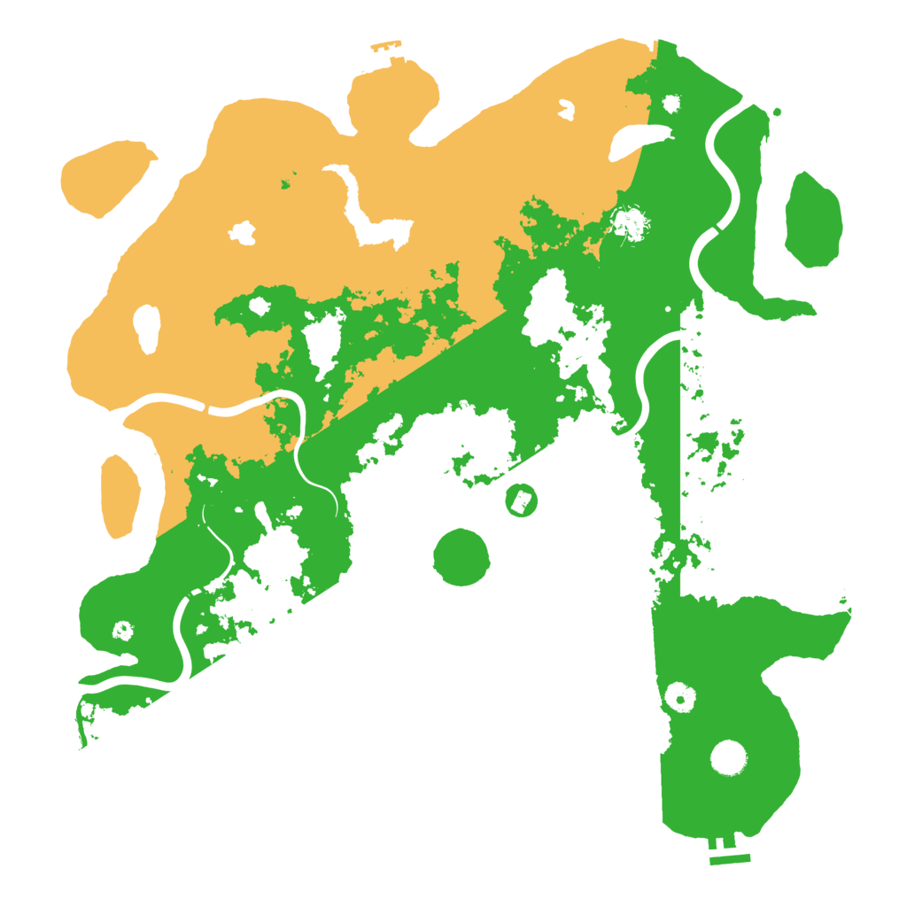 Biome Rust Map: Procedural Map, Size: 4500, Seed: 267780096