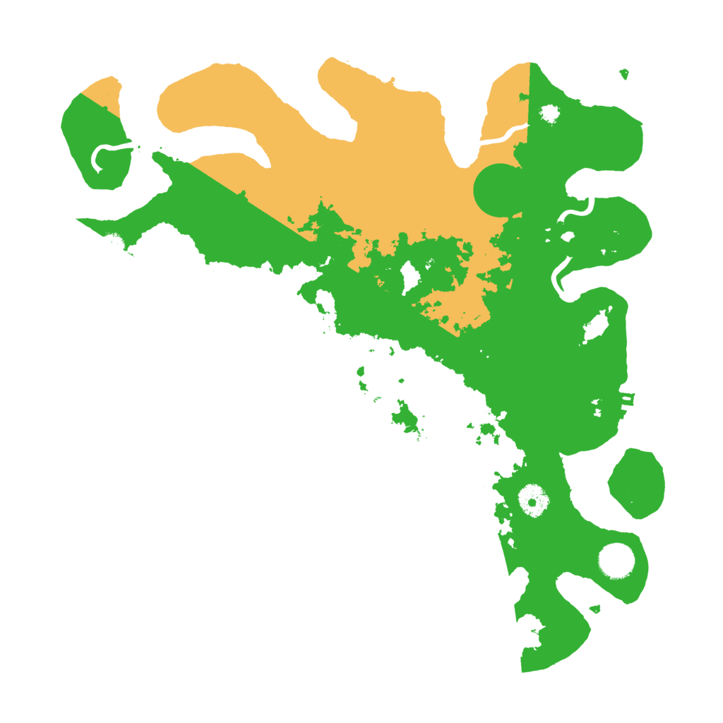 Biome Rust Map: Procedural Map, Size: 3550, Seed: 3550