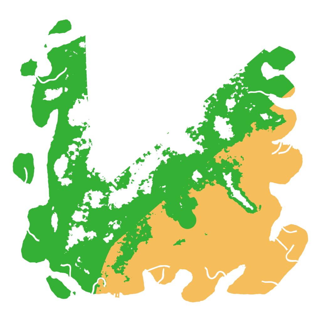 Biome Rust Map: Procedural Map, Size: 4800, Seed: 77314973