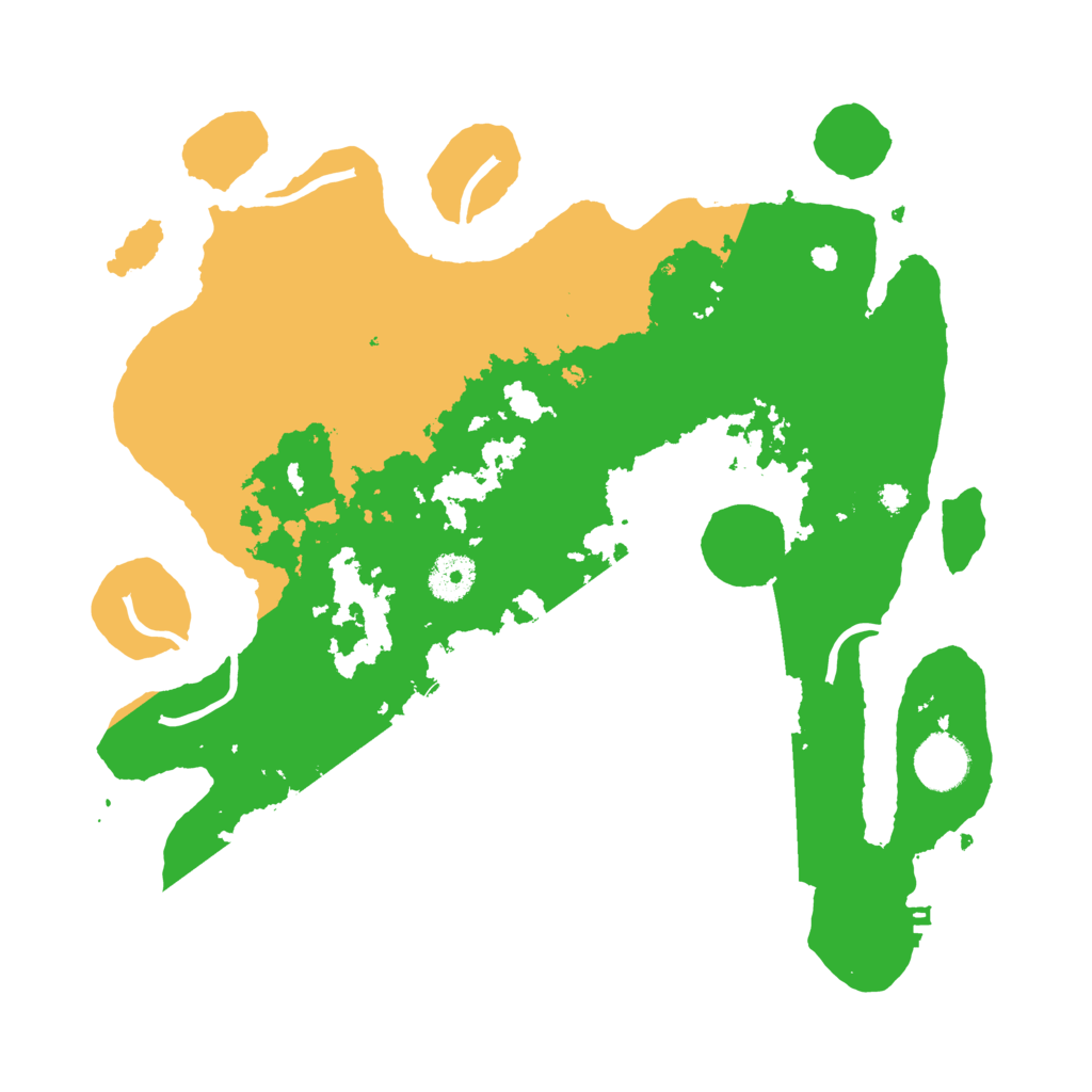 Biome Rust Map: Procedural Map, Size: 3500, Seed: 497685548