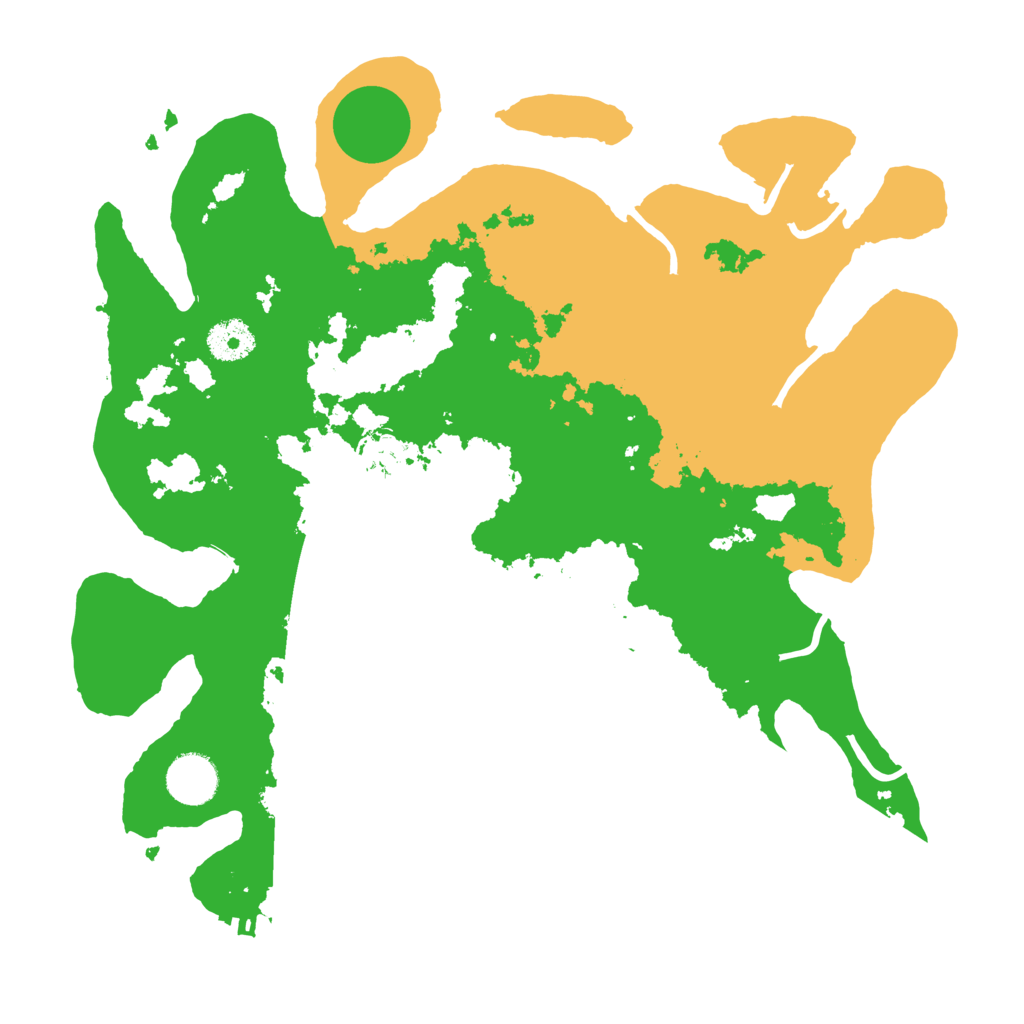 Biome Rust Map: Procedural Map, Size: 3500, Seed: 1096326096