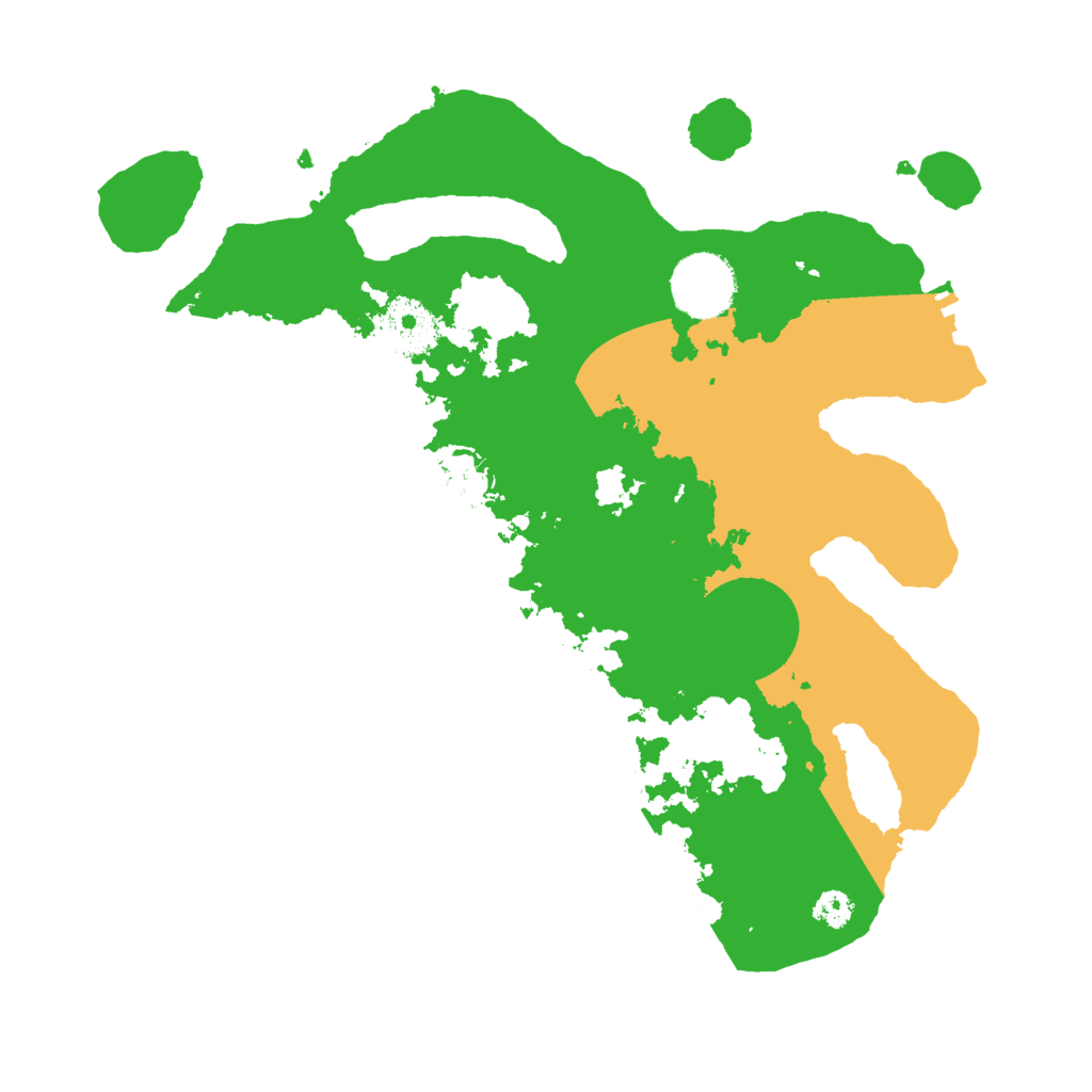 Biome Rust Map: Procedural Map, Size: 3000, Seed: 57397