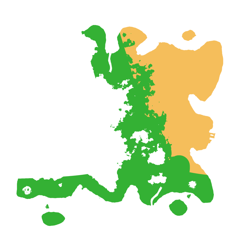 Biome Rust Map: Procedural Map, Size: 3000, Seed: 496508757