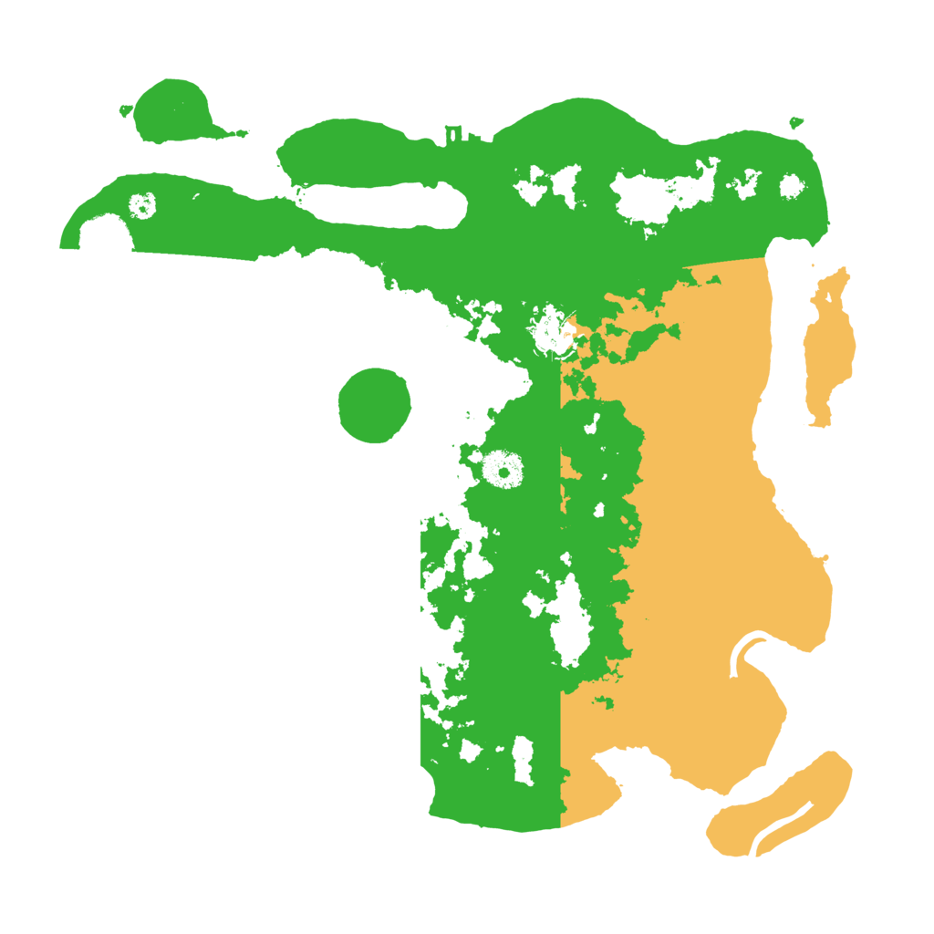 Biome Rust Map: Procedural Map, Size: 3500, Seed: 1792148570