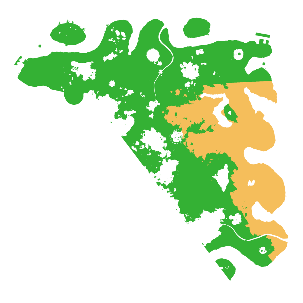 Biome Rust Map: Procedural Map, Size: 4250, Seed: 2021445422