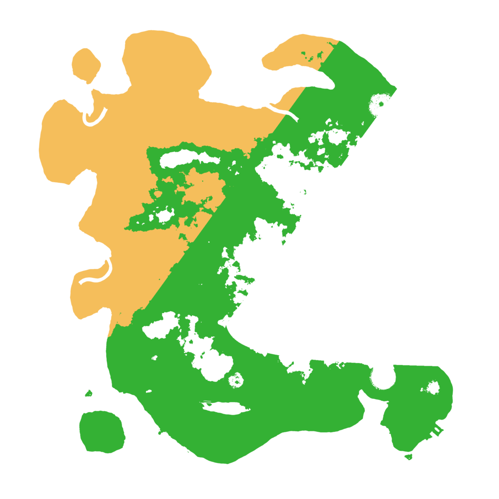 Biome Rust Map: Procedural Map, Size: 3500, Seed: 1361834896