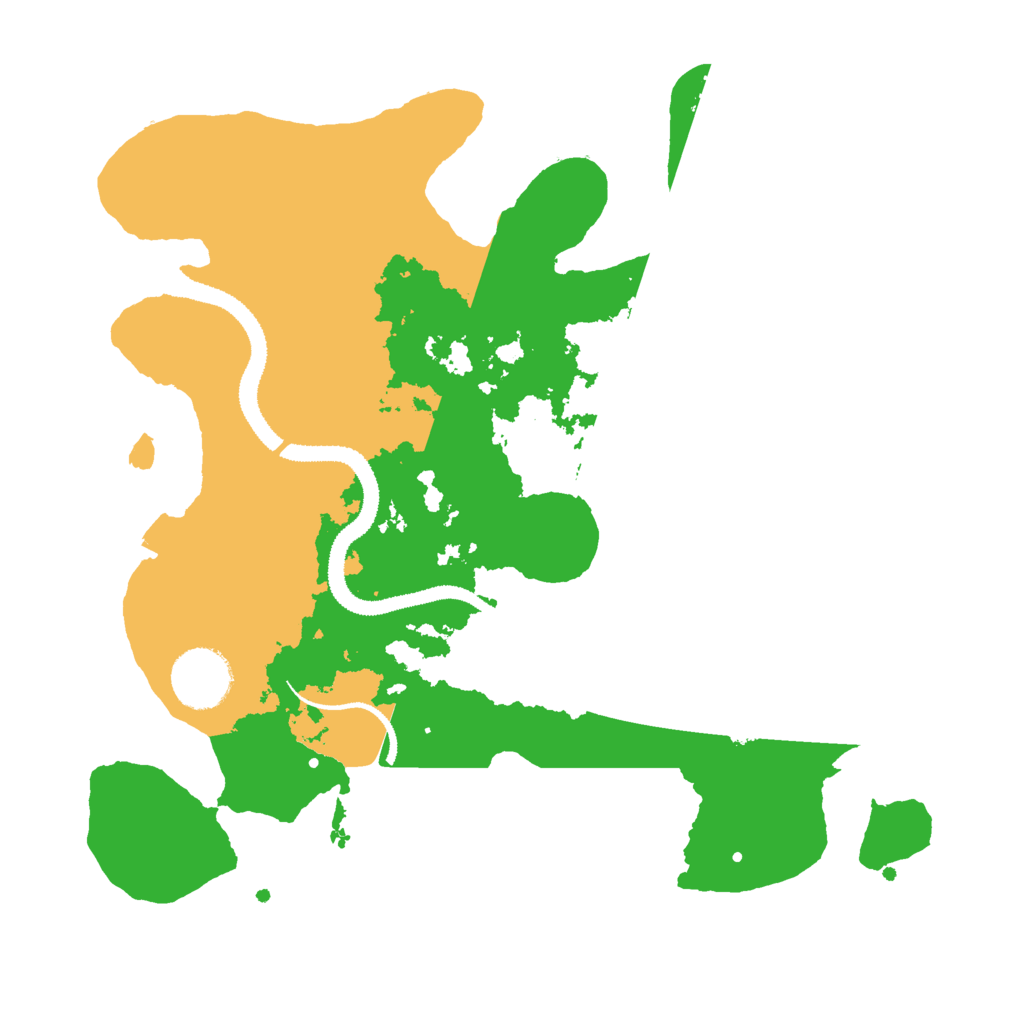 Biome Rust Map: Procedural Map, Size: 3000, Seed: 4160
