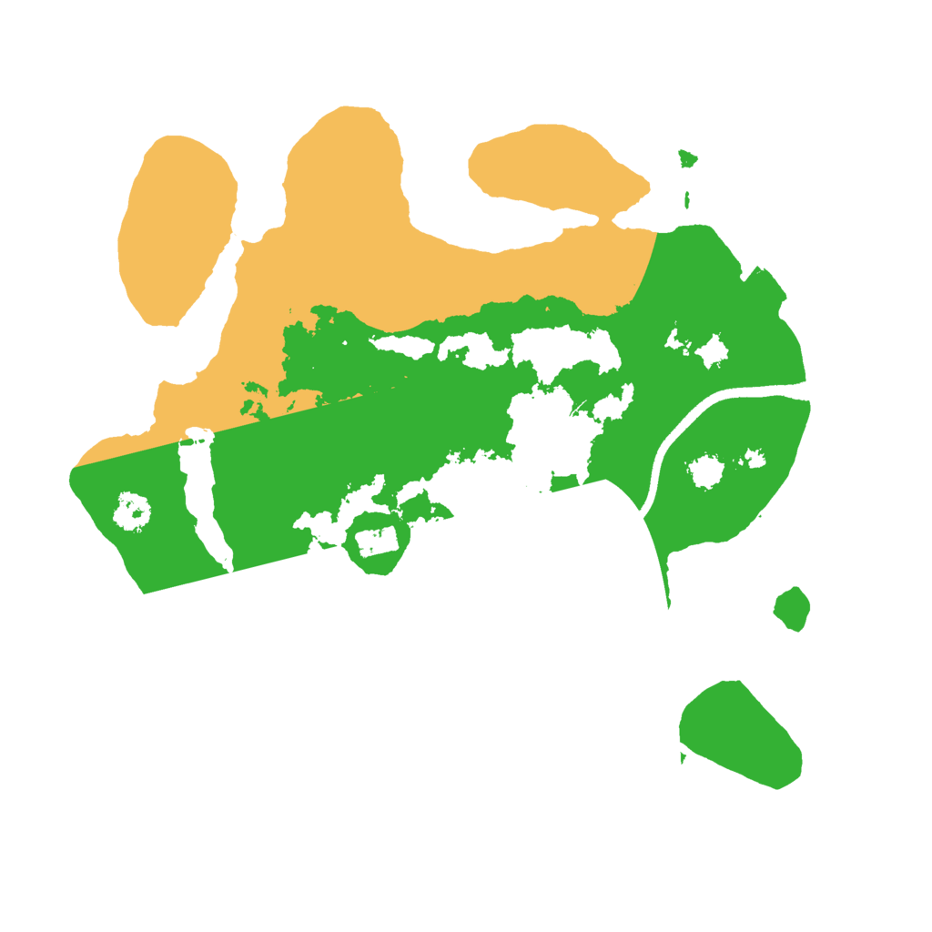 Biome Rust Map: Procedural Map, Size: 2500, Seed: 1277034264