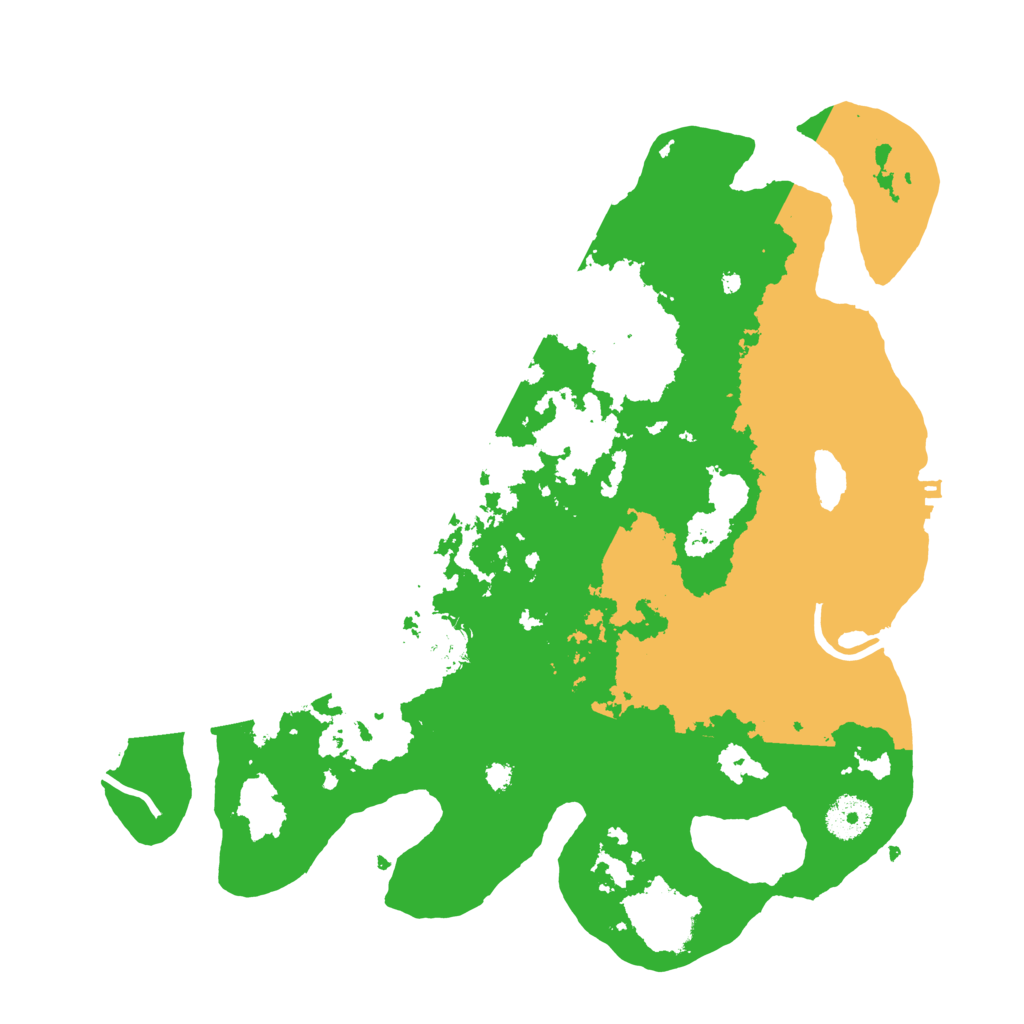 Biome Rust Map: Procedural Map, Size: 3500, Seed: 250301039
