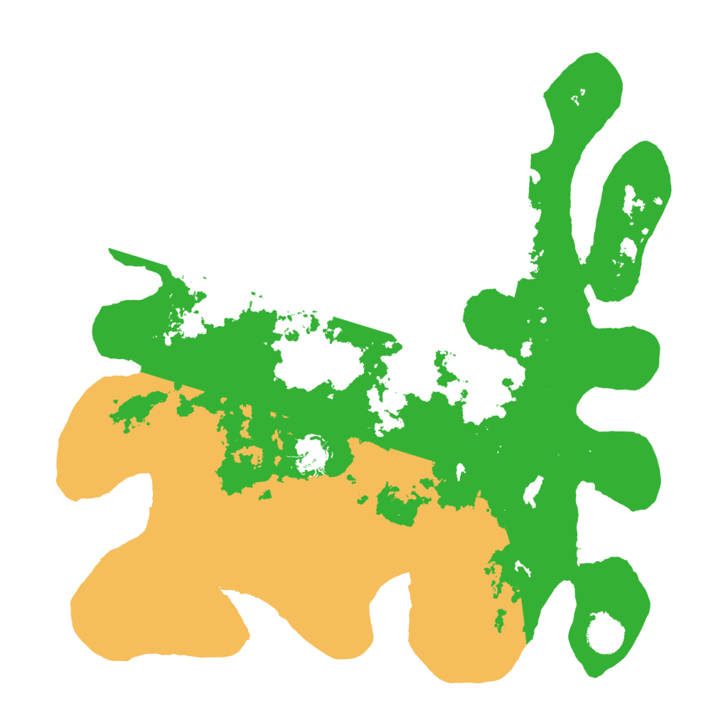 Biome Rust Map: Barren, Size: 3500, Seed: 1751081126