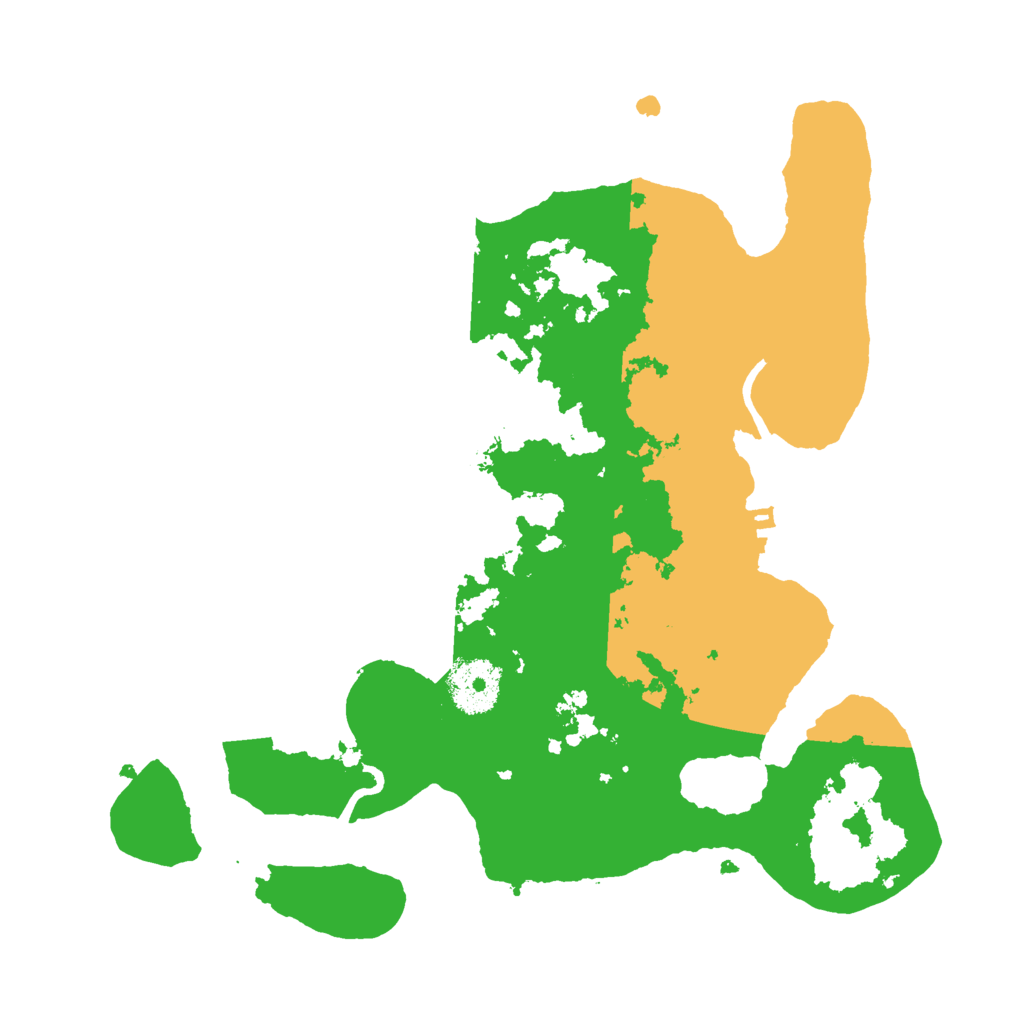 Biome Rust Map: Procedural Map, Size: 3000, Seed: 23500