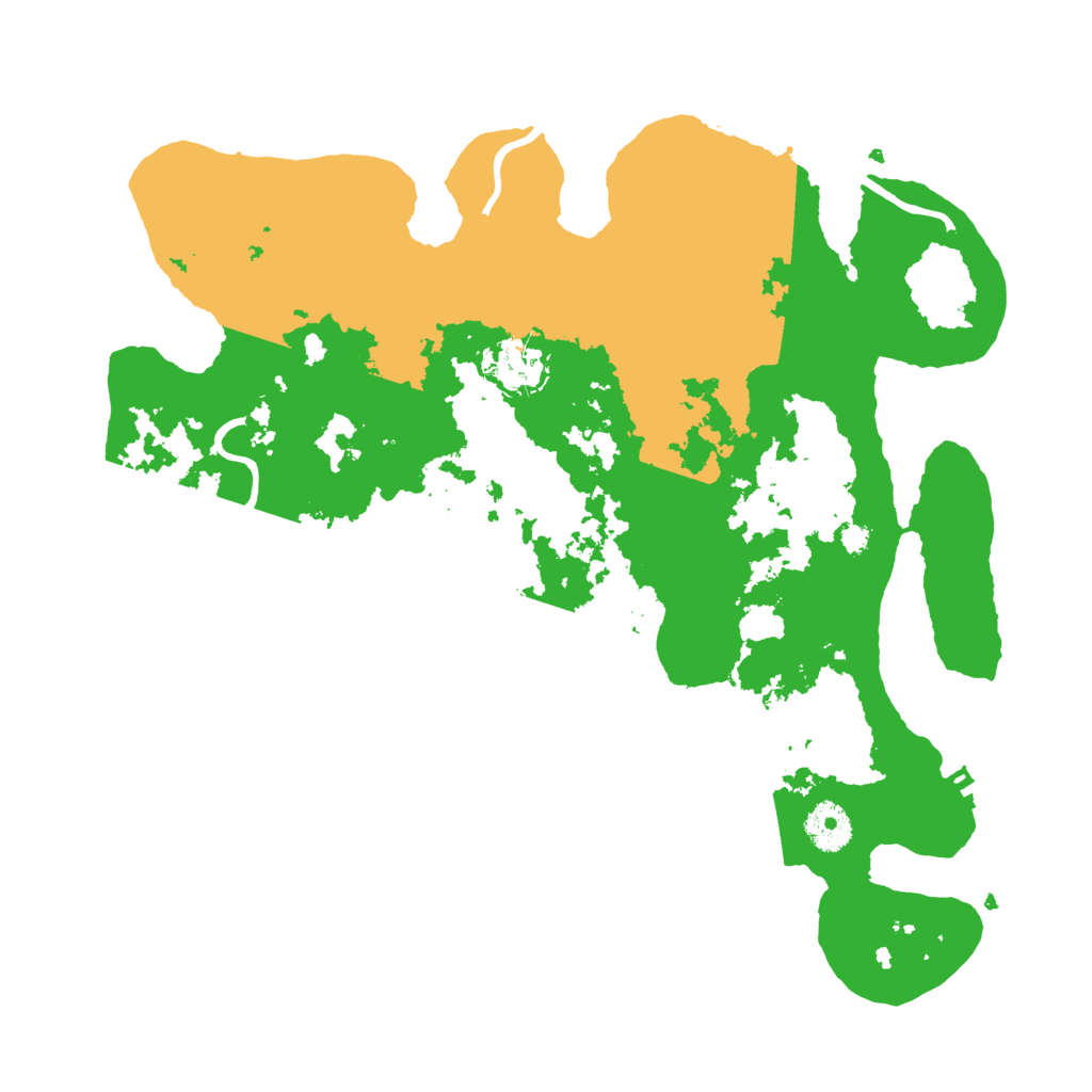 Biome Rust Map: Procedural Map, Size: 3500, Seed: 1475787106