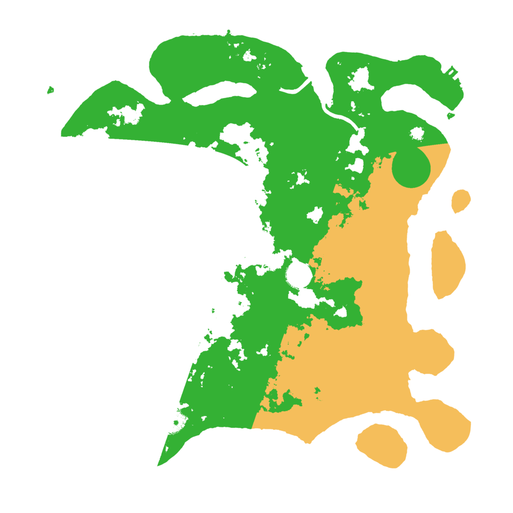 Biome Rust Map: Procedural Map, Size: 3500, Seed: 672811286
