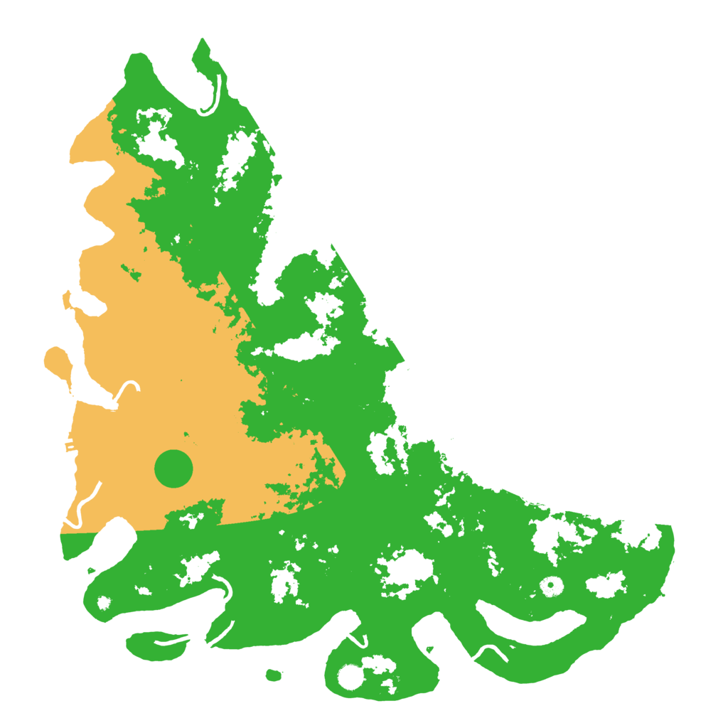 Biome Rust Map: Procedural Map, Size: 5000, Seed: 342294369