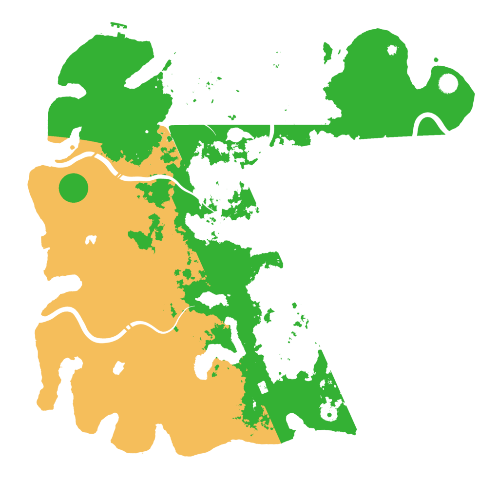 Biome Rust Map: Procedural Map, Size: 4500, Seed: 1426540060