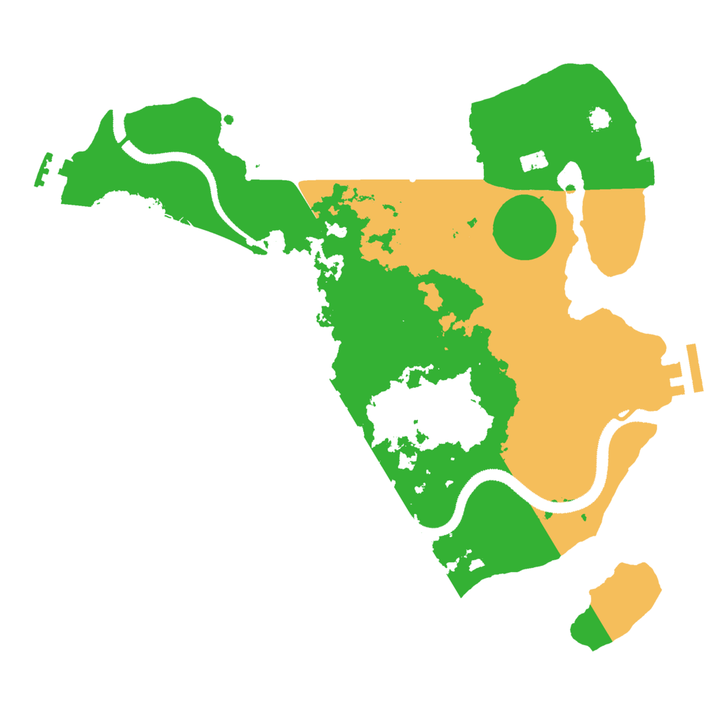 Biome Rust Map: Procedural Map, Size: 3000, Seed: 1431514462