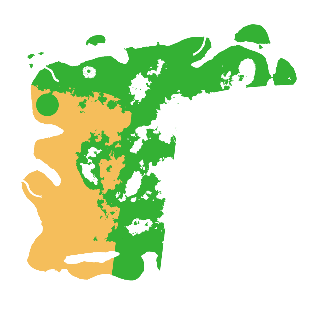 Biome Rust Map: Procedural Map, Size: 3700, Seed: 196120300