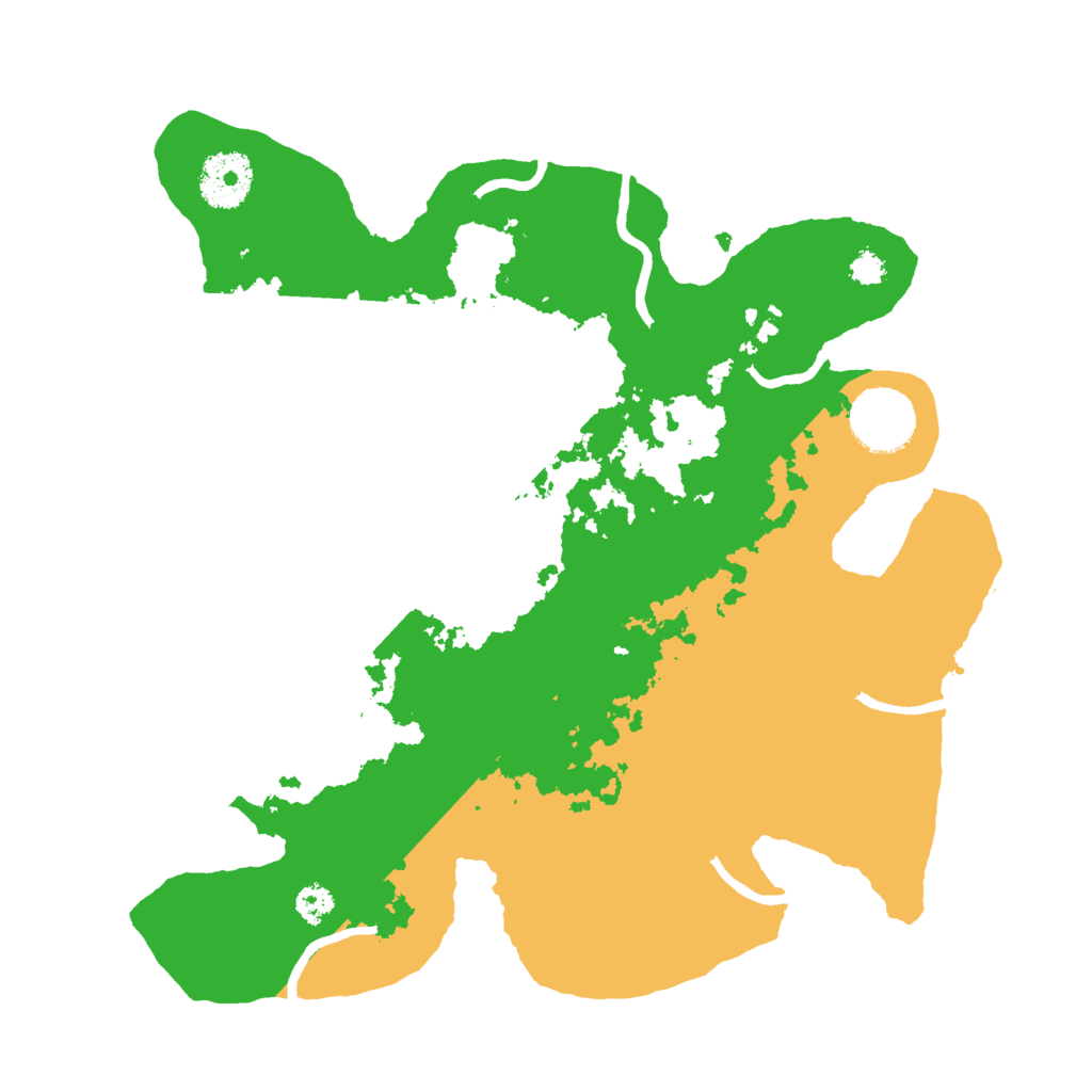 Biome Rust Map: Procedural Map, Size: 3000, Seed: 19185