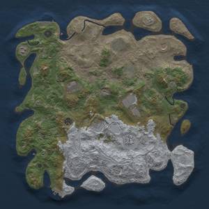 Thumbnail Rust Map: Procedural Map, Size: 4250, Seed: 216947897, 18 Monuments