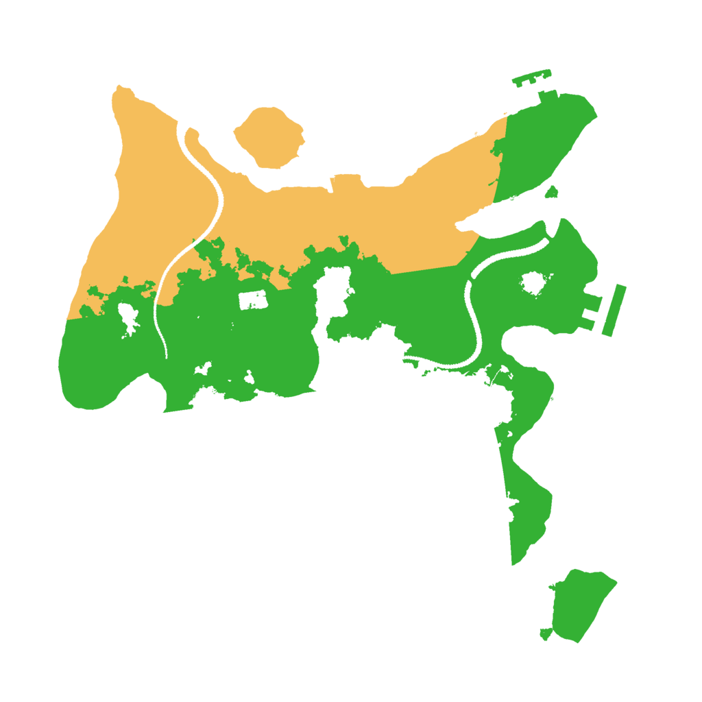 Biome Rust Map: Procedural Map, Size: 2701, Seed: 336319857