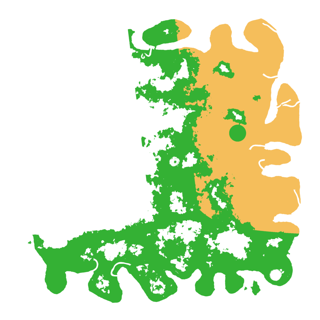 Biome Rust Map: Procedural Map, Size: 5000, Seed: 1012510912