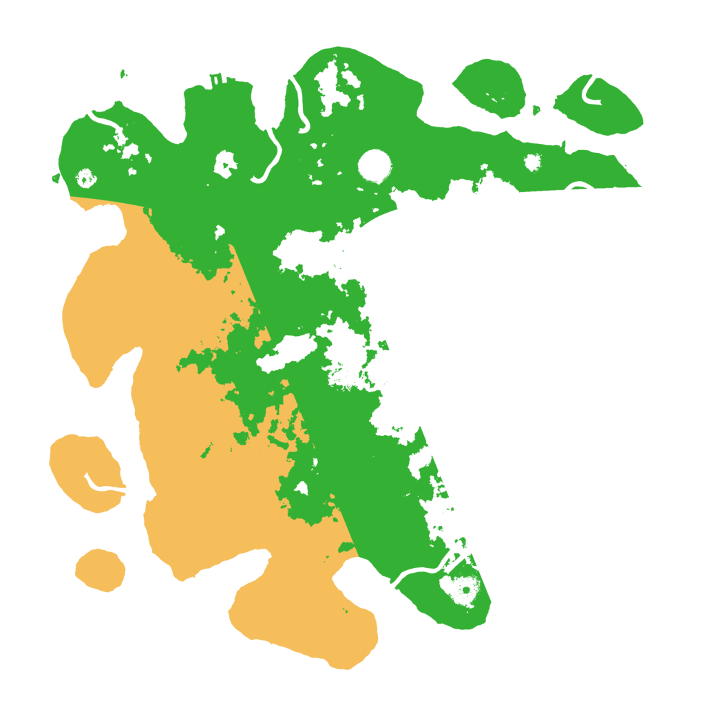 Biome Rust Map: Procedural Map, Size: 3800, Seed: 85211