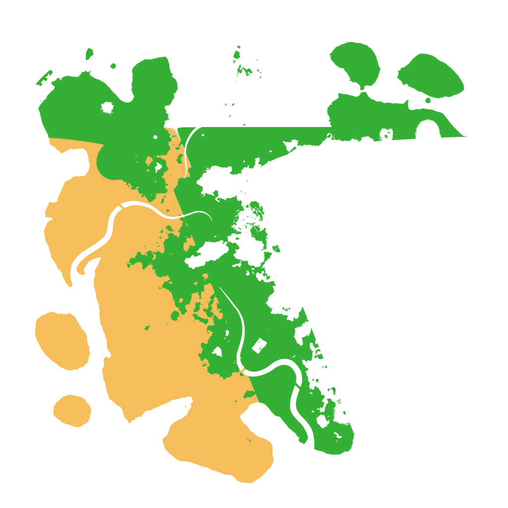 Biome Rust Map: Procedural Map, Size: 3800, Seed: 85211