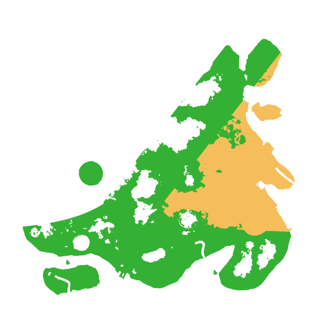 Biome Rust Map: Procedural Map, Size: 3500, Seed: 872696829