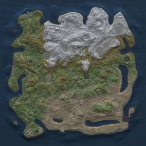 Thumbnail Rust Map: Procedural Map, Size: 4250, Seed: 229073875, 18 Monuments