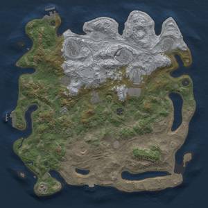 Thumbnail Rust Map: Procedural Map, Size: 4250, Seed: 229073875, 19 Monuments