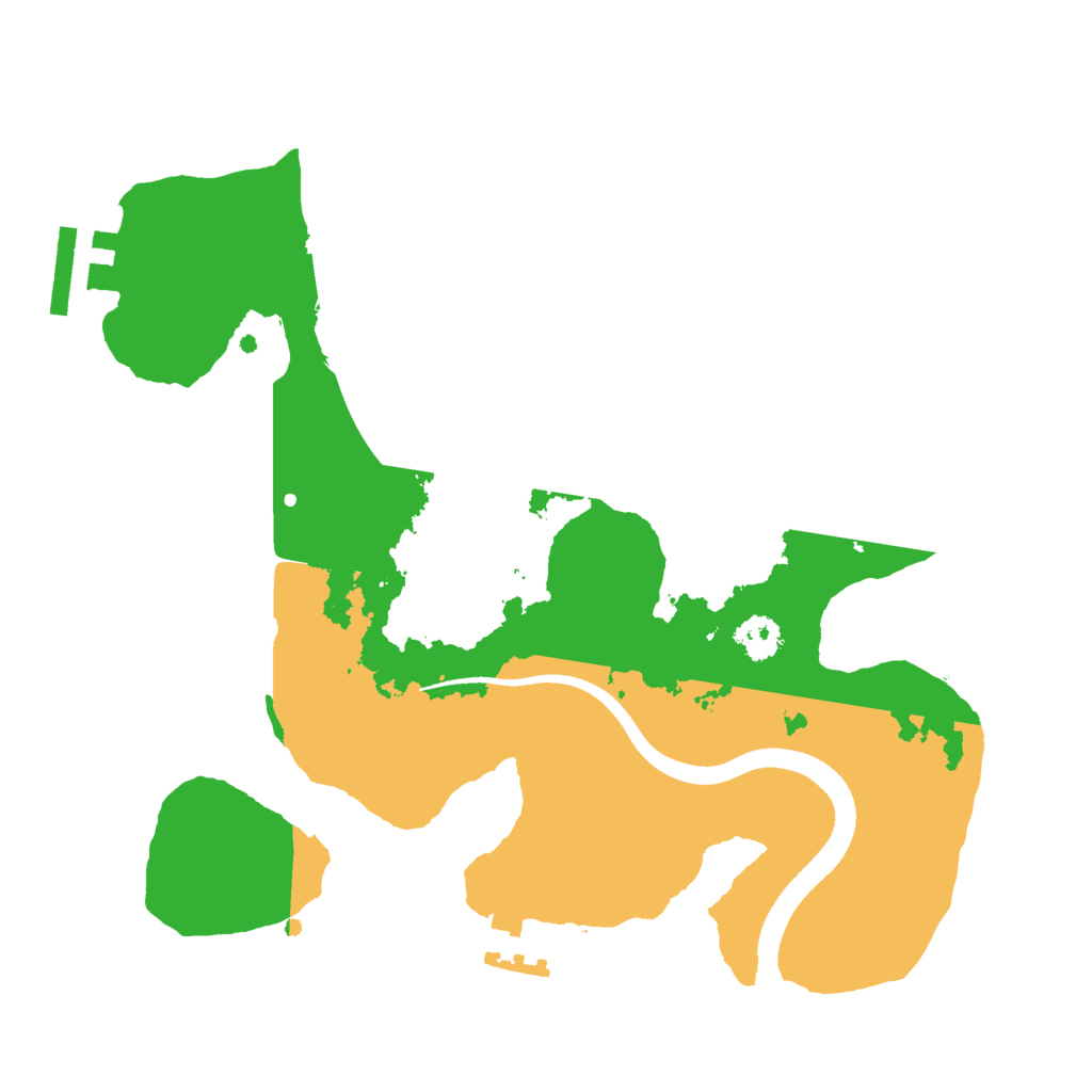 Biome Rust Map: Procedural Map, Size: 2500, Seed: 829801