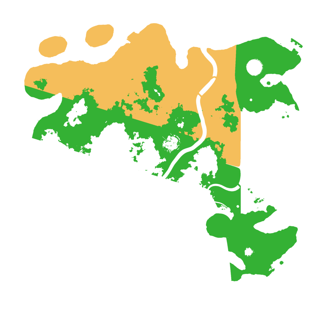 Biome Rust Map: Procedural Map, Size: 3500, Seed: 5032001