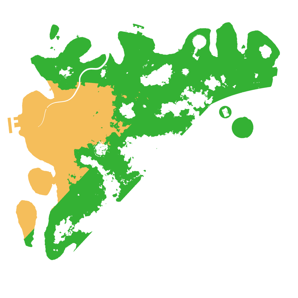 Biome Rust Map: Procedural Map, Size: 3900, Seed: 1495003704