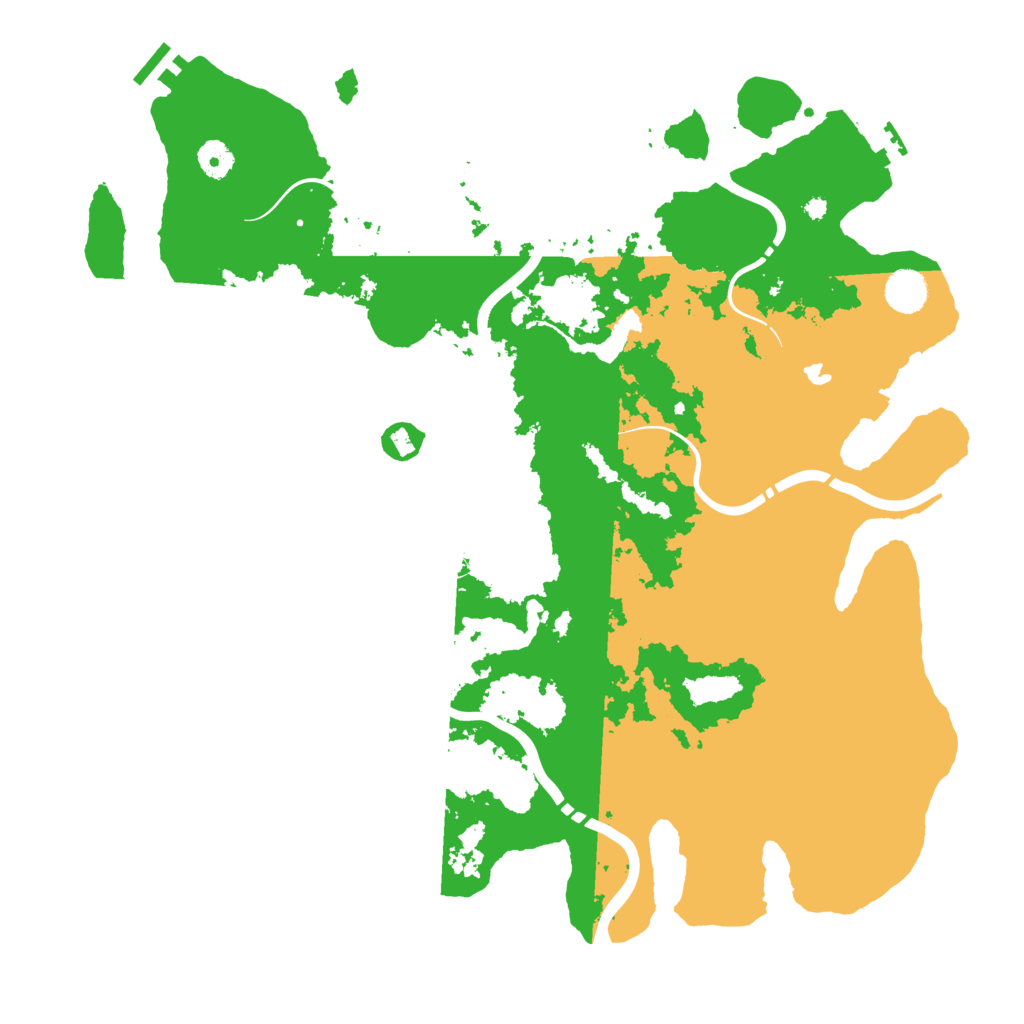 Biome Rust Map: Procedural Map, Size: 4250, Seed: 808