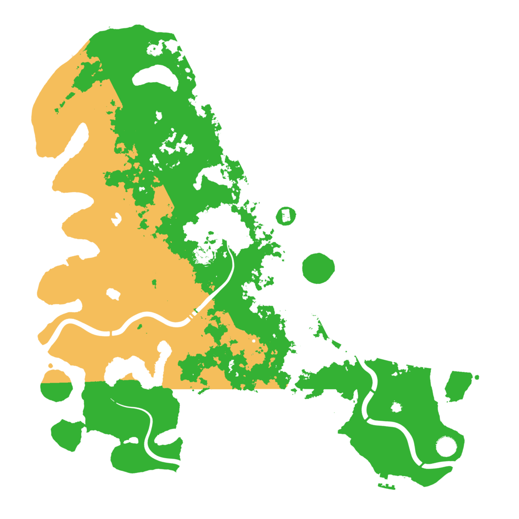 Biome Rust Map: Procedural Map, Size: 4500, Seed: 1192447504