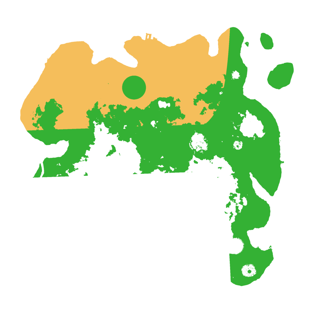 Biome Rust Map: Procedural Map, Size: 3500, Seed: 1994279308