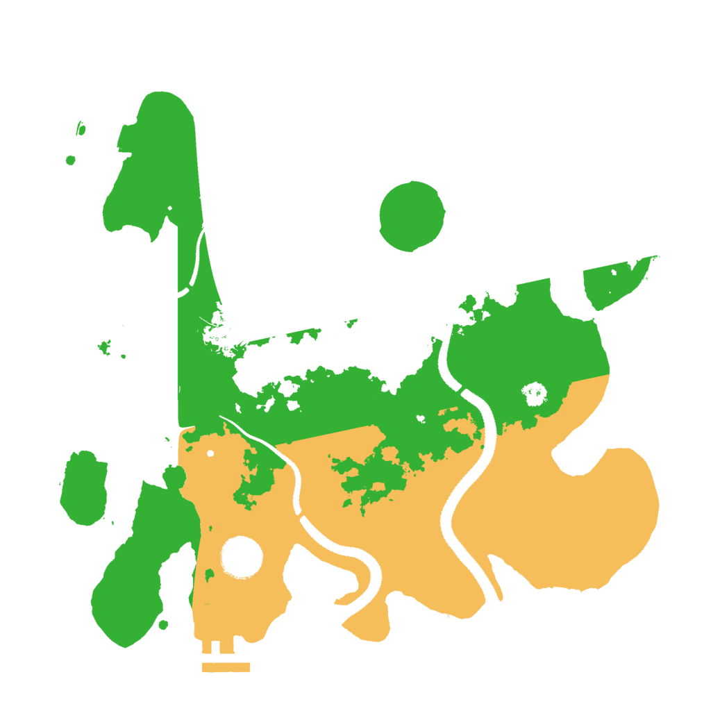 Biome Rust Map: Procedural Map, Size: 3000, Seed: 728240517