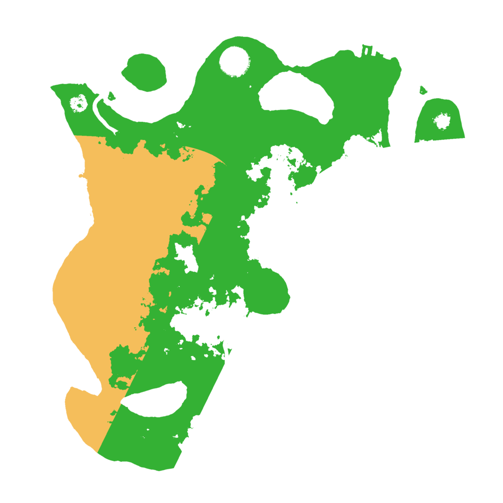 Biome Rust Map: Procedural Map, Size: 3000, Seed: 26498