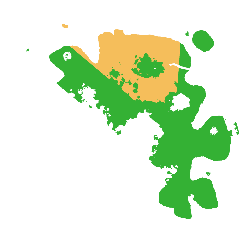 Biome Rust Map: Procedural Map, Size: 3000, Seed: 1299871007
