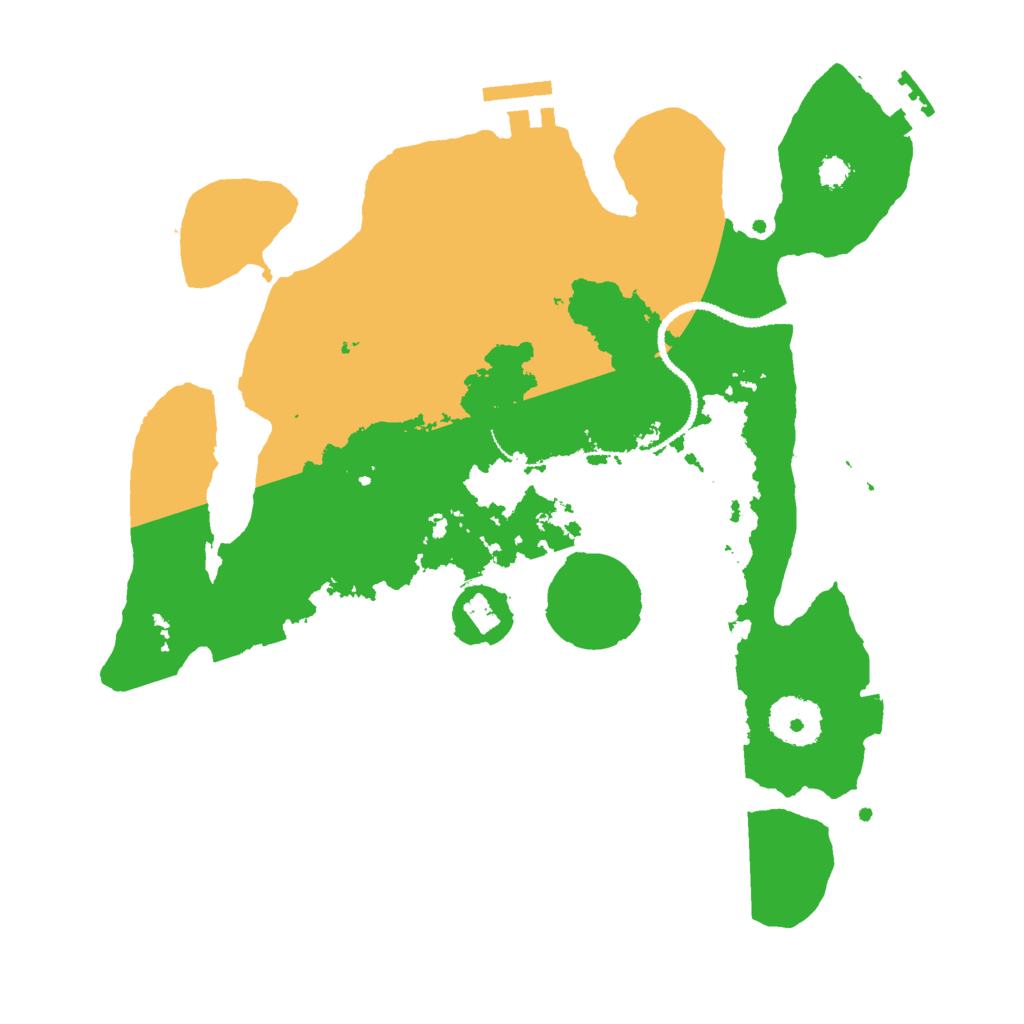 Biome Rust Map: Procedural Map, Size: 3000, Seed: 898728805