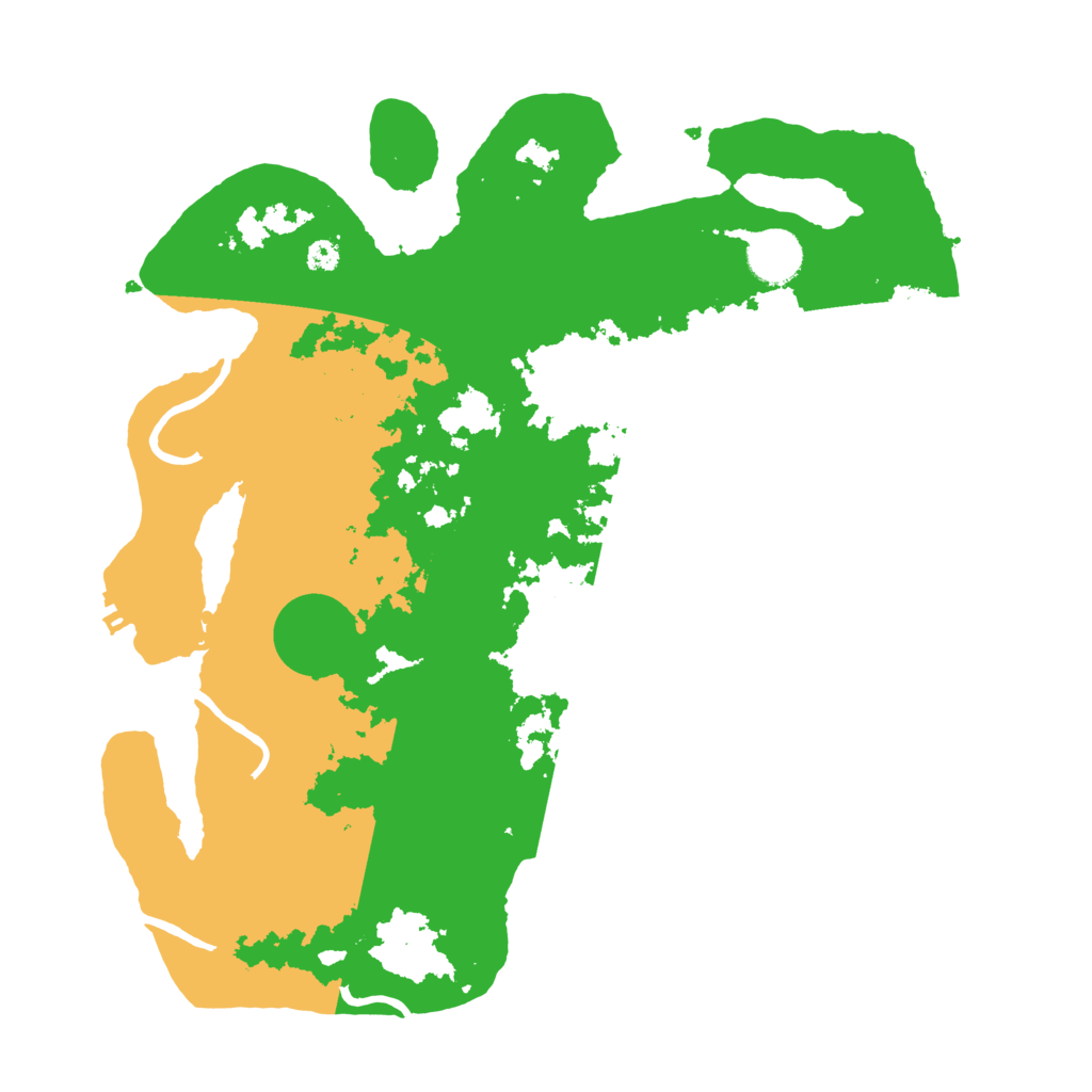 Biome Rust Map: Procedural Map, Size: 3500, Seed: 904965173