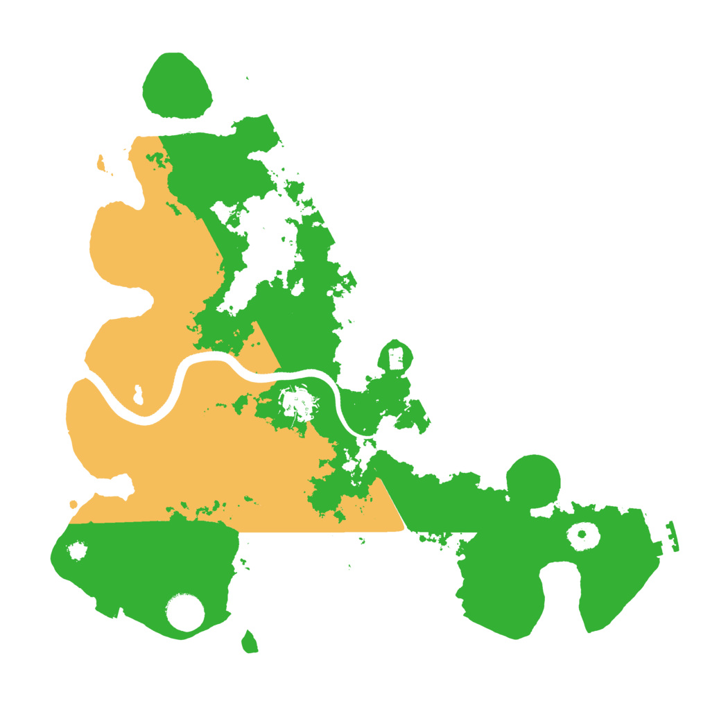 Biome Rust Map: Procedural Map, Size: 3500, Seed: 202305050